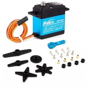 Geekstory Feetech FT5330M 35KG Digital RC Servo Motor for Jet Hopper RC Waterproof Metal Gear 25T Servo Arm Horn