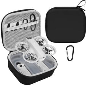 FPVtosky RC Helicopter Bag Portable Travel Storage Case for DJI Neo Drone Accessories Black