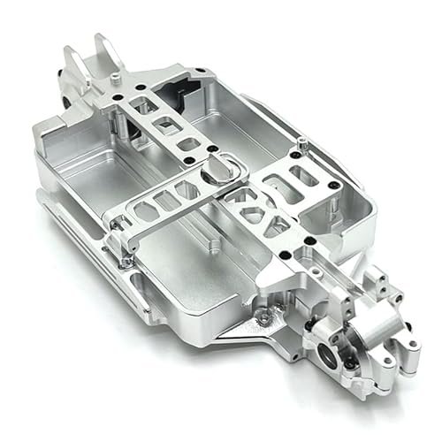 ZLiT Aluminum Alloy Chassis Plate and Gearboxes Set for MJX Hyper Go 1/16 RC Car Models 16207 16208 16209 16210 H16 M162 Compatible with RC LRP Upgrades