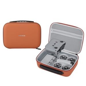 FSIDIWT PU Leather Carrying Case for DJI Neo Fly More Combo Accessories Perfect for RC Helicopter Fun Fly Enthusiasts
