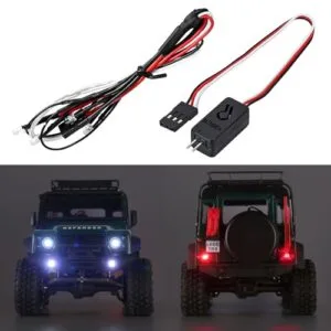 INJORA RC Lights Kit with Controller Switch for TRX4M 1 18 Scale RC Cars