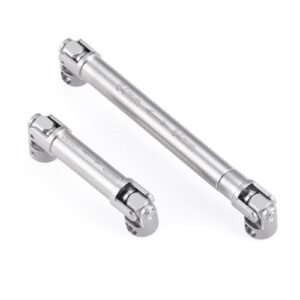Ingqu RC Parts SCX24 DriveShafts D Shaped Hole Stainless Steel Center Drive Shaft for Axial SCX24 Gladiator JLU C10 Bronco 1/24 RC Crawler Upgrade