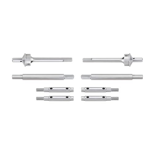 INJORA Stainless Steel Portal Axle Shafts for 1/18 Scale RC Wheels and Tires Upgrade Redcat Ascent 18