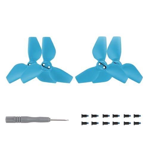 DJI NEO RC Wing Airfoil Templates Propellers Low Noise Colorful Wing Blade Spare Parts Blue 2 Pair