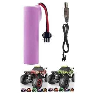 NQD 7.4V 800Mah NiMH Rechargeable Battery with USB Charger for Remote Control Monster Truck