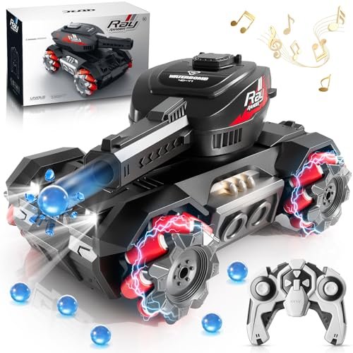 AIGIMU Fast Bugatti RC Car 4WD Stunt Remote Control Toy with Water Bullet Shooting Feature for Kids and Adults