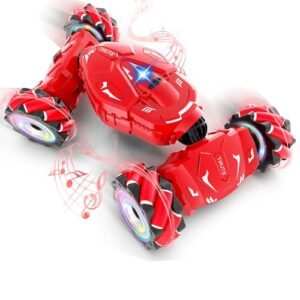 Vmiya RC Stunt Cars with Customizable Body Painters 2.4Ghz Gesture Sensing Remote Control Car for Kids 6 12 Years 4WD Off Road Drift 360 Rotation