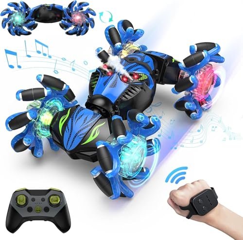RC Stunt Car with Gesture Sensing and 360 Rotation 4WD Drift Remote Control Car for Kids