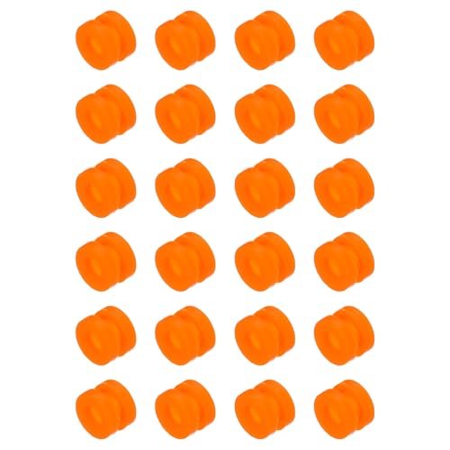 MECCANIXITY Shock Flyer RC Plane Anti Vibration Rubber Balls M3x4 5mm Pack of 24 Orange