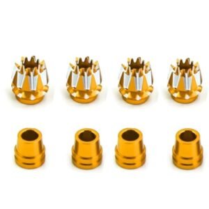 Wave Jumper RC Boat Alloy M3 Transmitter Rocker Stick Ends Compatible with Frsky X7 Flysky I6S I6 I6X Jumper T18 T16 Futaba Spektrum DX6 DX7S DX8 Taranis X9D RadioLink RC Multicopter Quadcopter Yellow