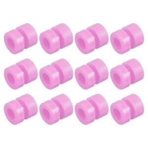 MECCANIXITY RC Anti Vibration Rubber Balls Pack of 12 for RC F4 F7 Flight Controller M3x6 6mm Shock Absorption Balls Pink Perfect for RC Hobbies Smoky Hill