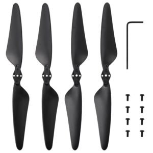 Stupid RC 4pcs Foldable Propellers Blades Spare Part Replacement with 8pcs Screws Accessories for Ruko F11 F11PRO F11GIM F11GIM2 SJRC F11 Pro 2 RC Quadcopter Drone