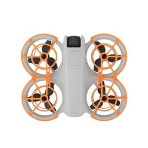 FSIDIWT RC Boat Prop Size Calculator Compatible Propeller Guard for DJI Neo Drone 360° Anti Collision Protective Bumper Guards Shockproof Prop Protector Orange