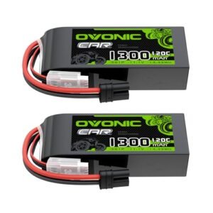 OVONIC 3S 11.1V 1300mAh 120C Lipo Battery with IEC Plug 2Pcs Ideal for RC Willey in Riverdale Enthusiasts
