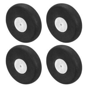 MECCANIXITY Dubro Wheels RC Aircraft 2.52 Inch OD x 0.72 Inch T PU Sponge Foam Wheels Replacement Set of 4
