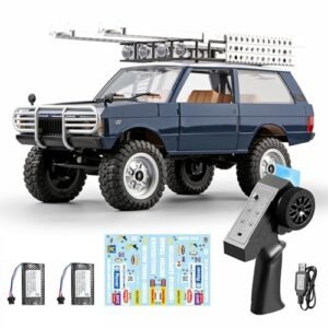 Dodoore MN 168 1 12 Scale RC Build Rock Crawler 4x4 Off Road Remote Control Truck with 2 4GHz All Terrain RC Car and 2 Batteries