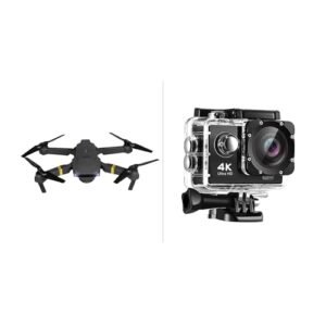Falcon 4K Drone with Camera Quadcopter for Kids and Adults Beginner to Pro Xtreme Pro Cam 4K Action Camera Ultra HD Waterproof Camera with Wi Fi 170 Wide Angle