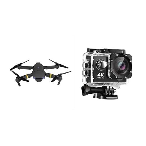 Falcon 4K Drone with Camera Quadcopter for Kids and Adults Beginner to Pro Xtreme Pro Cam 4K Action Camera Ultra HD Waterproof Camera with Wi Fi 170 Wide Angle