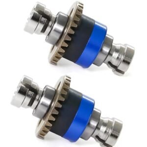 World of RC Parts Wilson NC 2 Pcs Metal Assembled Differential 30T 0.8Mod Upgrades for Arrma Granite Typhon Mojave Grom Replacement Parts ARA311177 ARA311177V2 Silver Blue