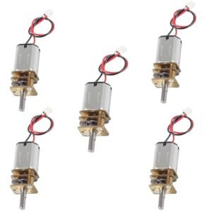 Air Hogs Zero Gravity Micro RC Car Upgrade Kit with 5PCS Mini N20 Gear Motor DC 3V 6V Full Metal High Torque Motors for DIY Robotics
