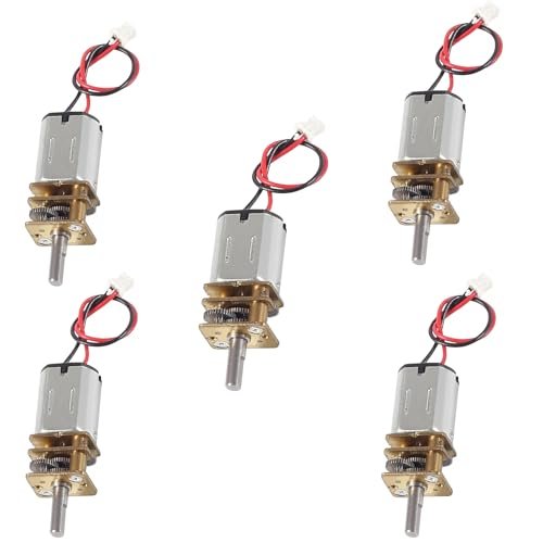 Air Hogs Zero Gravity Micro RC Car Upgrade Kit with 5PCS Mini N20 Gear Motor DC 3V 6V Full Metal High Torque Motors for DIY Robotics