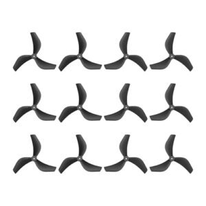 BETAFPV 12pcs Gemfan 2218 3 Blade Propellers for Brushless RC Motor Ratings Ultra Lightweight FPV Drone Propeller Compatible with 1104 7200KV Motor Pavo20 Pro Frame Black