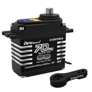 GOUPRC 70kg Brushless Servo High Torque Oblique Gear for RC Truck Pulling Boat 1/8 1/10 1/12 Scale Models