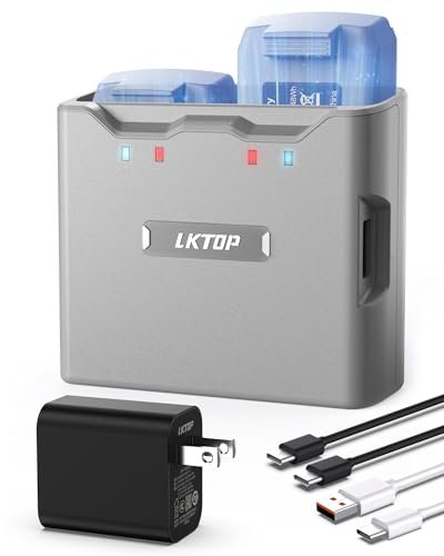 LKTOP Mini 4K Battery Charging Hub for DJI Mini4K Mini2 SE Drone Discharging NiMH RC Batteries with 30W USB C Power Adapter