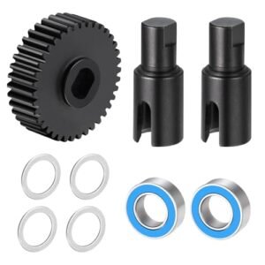 LSG Center Differential Gear Steel 1144 Drive Cup Diff Kit for LOSI 1 16 Mini B