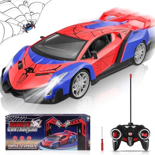 HudinFunC Spider Remote Control Car for Kids Fast RC Cars with Lights from Hobby Haven RC Cars
