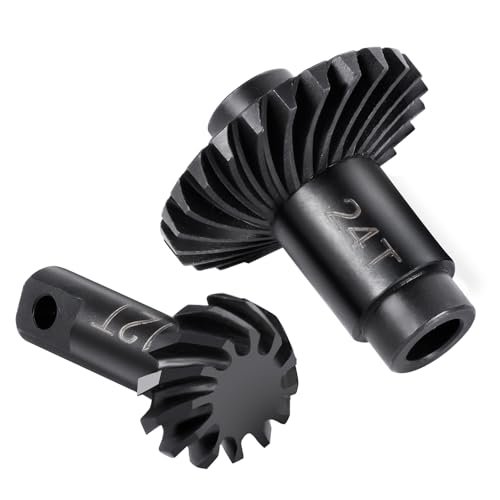 LSG 24T 12T Steel Gear Helical Diff Front Rear Axle Gear Set for RC Willey Midvale 1 18 Traxxas TRX4M RC Crawler Upgrades Accessories