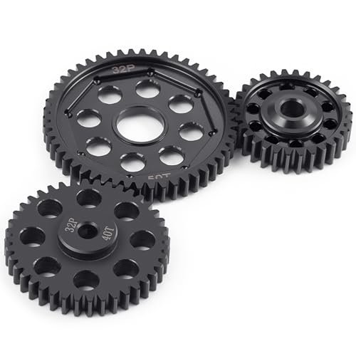LSG Hardened Steel Trans Gear Set 30T 40T 50T for 1 4 Losi Promoto MX RC Motorcycle Upgrade in MC vs RC Motorcycle Comparison