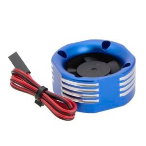 DKKY RC Motor Cooling Fan Heatsink 30mm 25000RPM for 1/6 RC Cars Arrma Axial Traxxas 1/8 1/10 Models 3010 Motor Blue