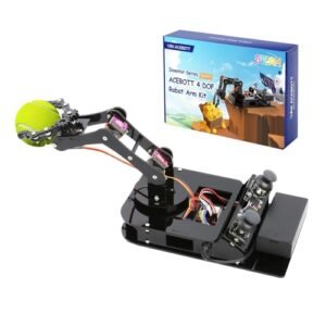 ACEBOTT Semi RC Trucks for Adults 4 DOF Programmable Robotic Arm Kit with ESP32 Arduino Compatibility STEM Educational DIY Toy