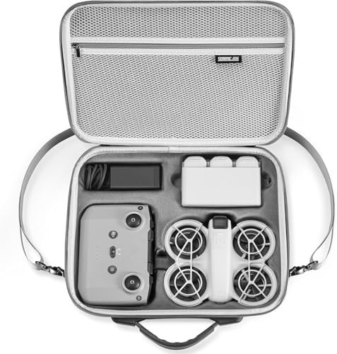 YOLOLIDA Neo Carrying Case for DJI Neo Drone and Accessories Storage Protective PU Bag
