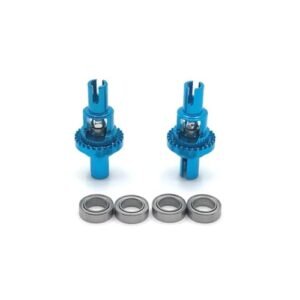 Metal Upgrade Differential for 1/28 284131 K969 K979 K989 K999 P929 P939 Mini Q Mini Z RC Cars Sky Blue Compatible with Reddit Measure RC Tires