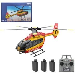 C190 H145 RC Helicopter for Adults Master Crazy RC Helicopter Tricks with 2.4G 6CH Single Propeller Aileron Free Optical Flow Positioning