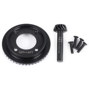 LSG Steel Diff Gear Front Rear 12T 47T Differential Gear Upgrades Part for 1 8 Losi 8IGHT T RC Car Accessories Perfect for Gluing RC Car Tires