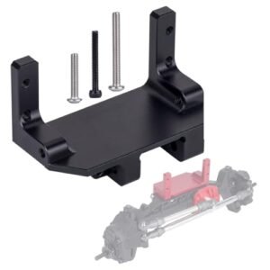 Axlesand SCX10 III Aluminum Alloy Servo Mount for Replacing Servo on RC Car with AR45P Portal Axle 4 Link Suspension Upgrade
