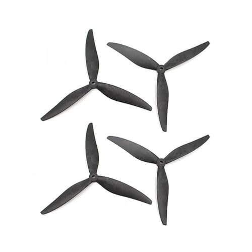 SPARKHOBBY Gemfan 8040 3-Blade Carbon Fiber Nylon Reinforced PC Propeller 5mm Hole for 8inch Cinelifter Freestyle Drone VTOL Airplane Part (2paris Carbon Nylon)