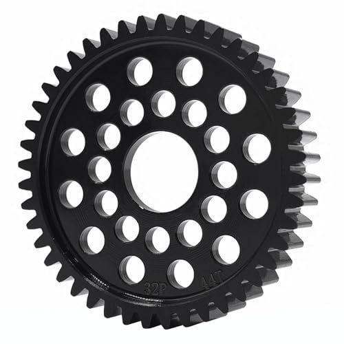 LSG RC Steel Spur Gear 32P 40T 41T 42T 43T 44T Hardened Steel Upgrade for 1/10 Xpress XM1S Execute 4WD Mini E RC Car Compatible with 6mik RC Tires