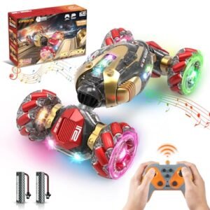 Page RC Willey RC Stunt Car with Lights Music 4WD 2.4GHz Remote Control Toy for Kids Ages 6 12