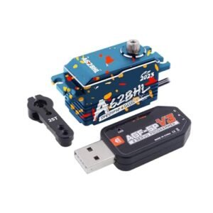 A62BHL 2S 8.4V 20KG Brushless Motor Programmable Servo for 1/10 1/18 RC Models 2Set
