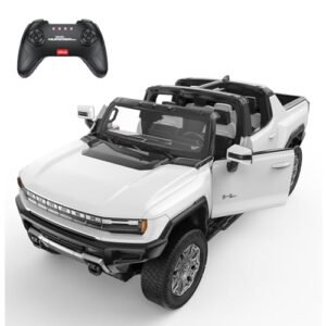RASTAR 1/16 Scale RC Hummer EV Pickup Remote Control Car Electric Off Road Monster Truck for Kids Boys White 2 4G