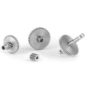 LSG Stainless Steel 40.3 1 Transmission Gear Set Low Pinion Diff Gear for 1 18 Traxxas TRX4M Defender RC Car Upgrade Prevent Bad RC Car Crashes