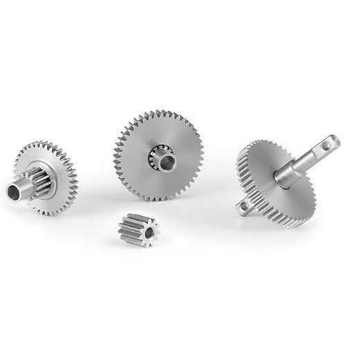 LSG Stainless Steel 40.3 1 Transmission Gear Set Low Pinion Diff Gear for 1 18 Traxxas TRX4M Defender RC Car Upgrade Prevent Bad RC Car Crashes