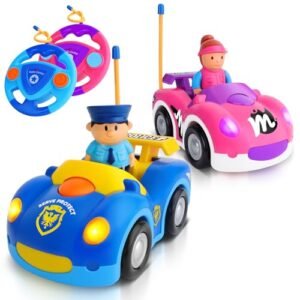 Big Feet Ghost RC Car 2 Pack Remote Control Toy Set with LED Lights and Music for Kids Ages 2 4 Boys Girls Christmas Birthday Gifts