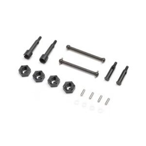 Losi RC Four Wheel Drive Bulldozer Drive Shafts Axles Wheel Hexes Micro B LOS 1764