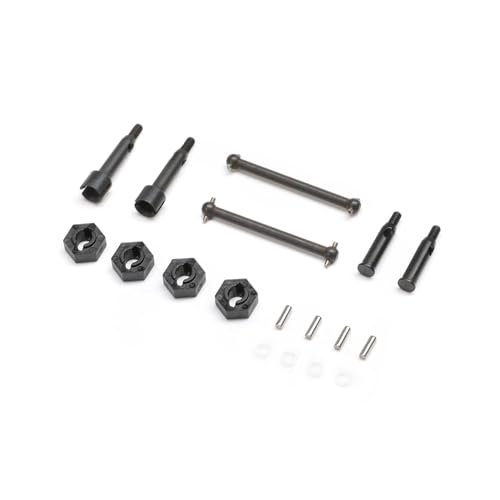 Losi RC Four Wheel Drive Bulldozer Drive Shafts Axles Wheel Hexes Micro B LOS 1764