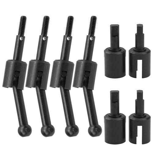 Vgoohobby Steel RC Drive Shaft Dogbone Diff Joint Wheel Stub Axle for Tamiya TT01 TT02 RC Wheel Loaders